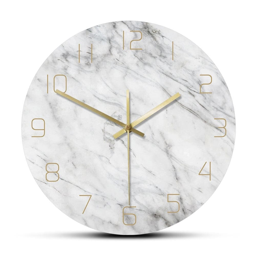 horloge design marbre