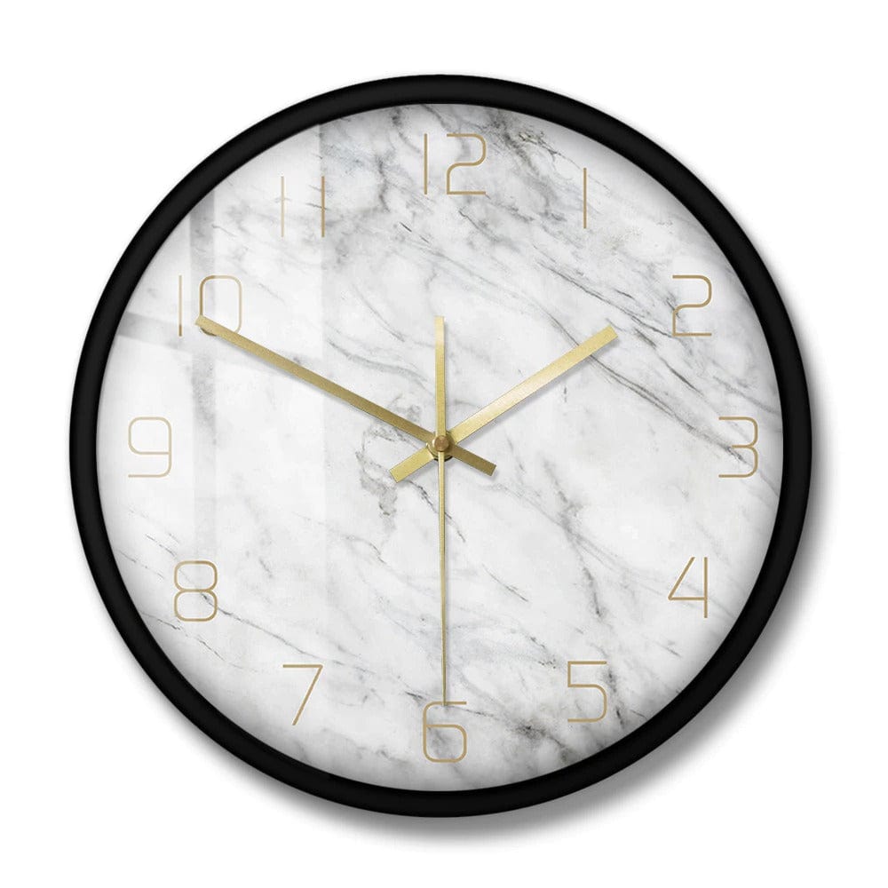 horloge design marbre