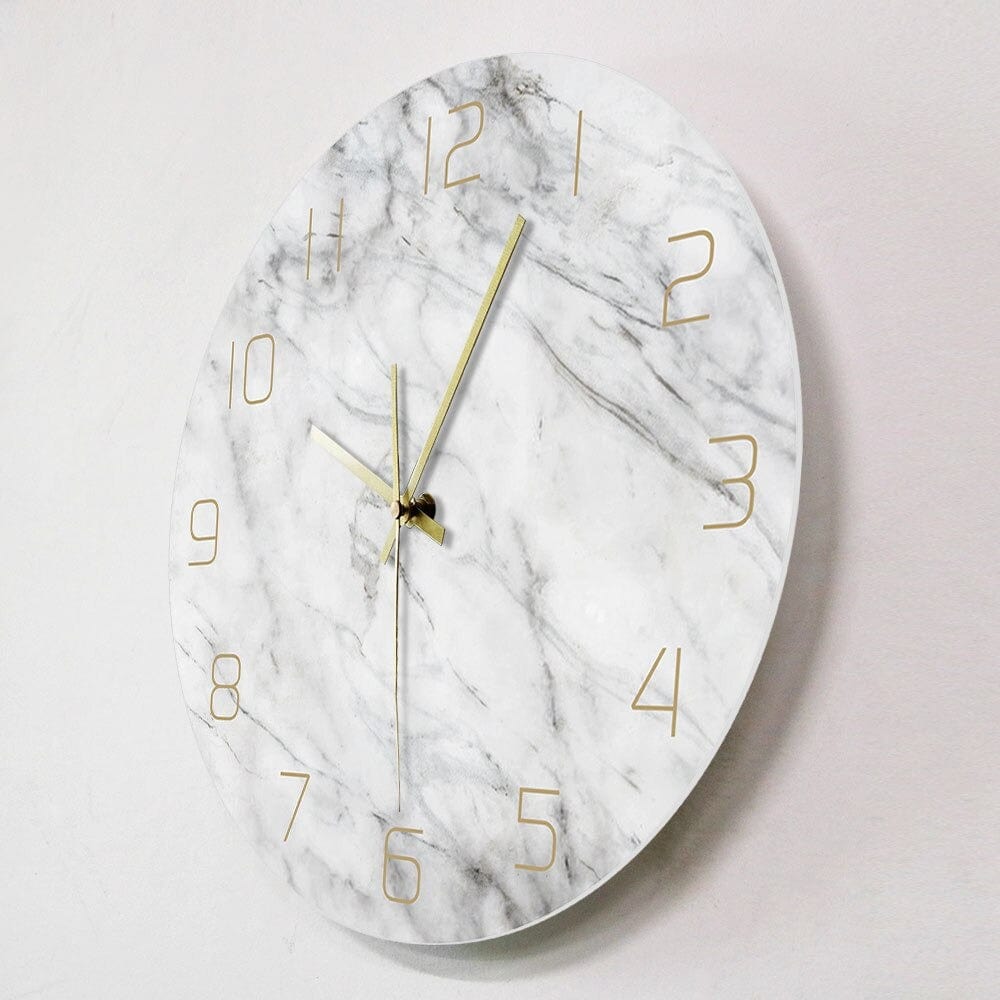 horloge design marbre