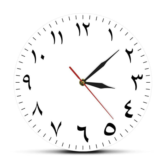 horloge chiffres arabes