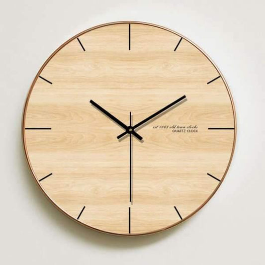 horloge moderne bois