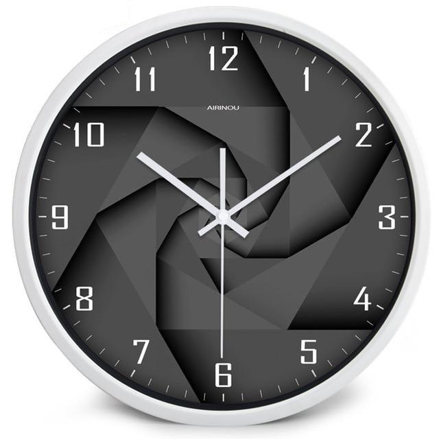 horloge moderne noir 3d