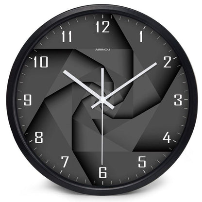 horloge moderne noir