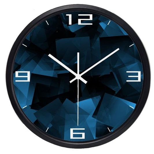 horloge moderne bleu 3d