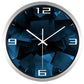 horloge moderne bleu 3d