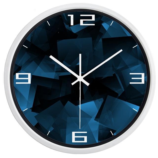 horloge moderne bleu 3d