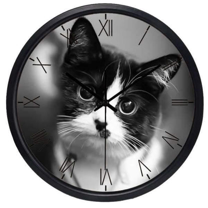 horloge moderne chat