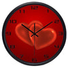 horloge moderne deux coeurs