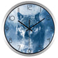 horloge moderne loup des neiges