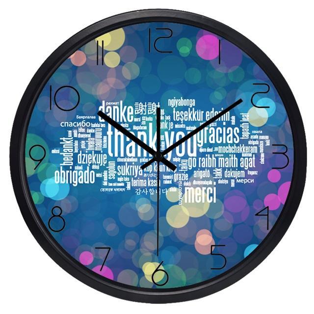 horloge moderne remerciement