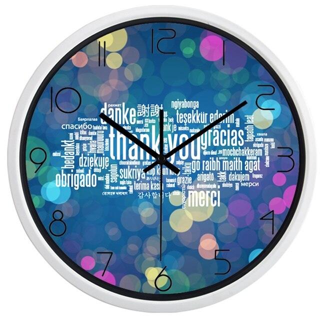 horloge moderne remerciement