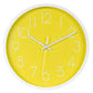 horloge moderne jaune