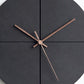 horloge scandinave noir