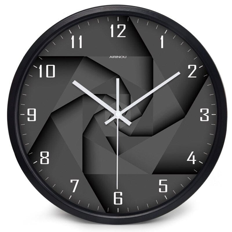 horloge design noire