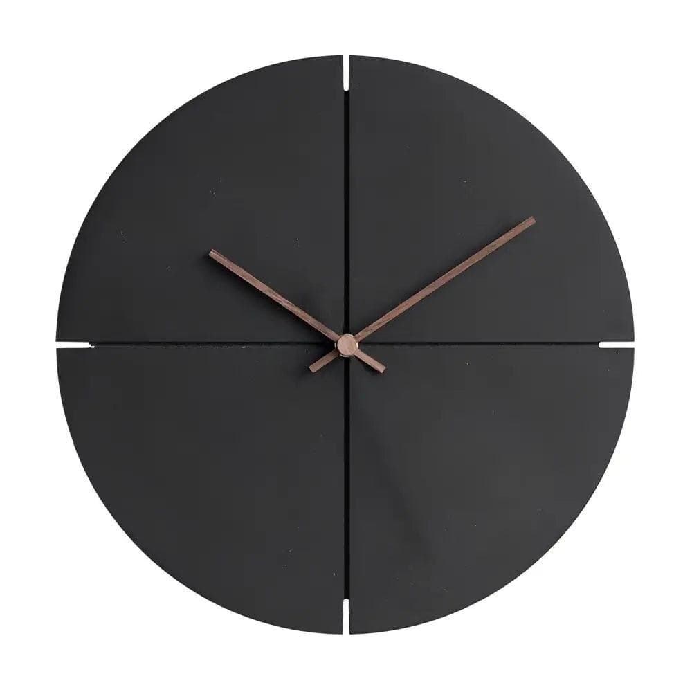 horloge en bois nordique