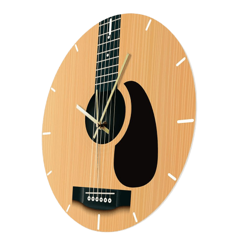 horloge originale guitare acoustique