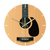 horloge originale guitare acoustique