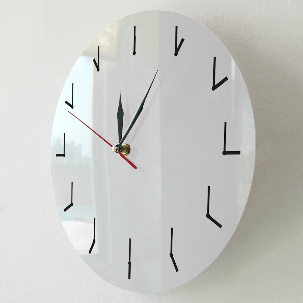 Horloge Murale Originale Blanche Temps des Horloges