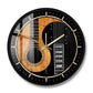 Horloge Murale Originale Guitare Temps des Horloges