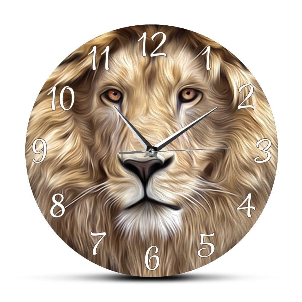 Horloge Murale Originale Lion Temps des Horloges