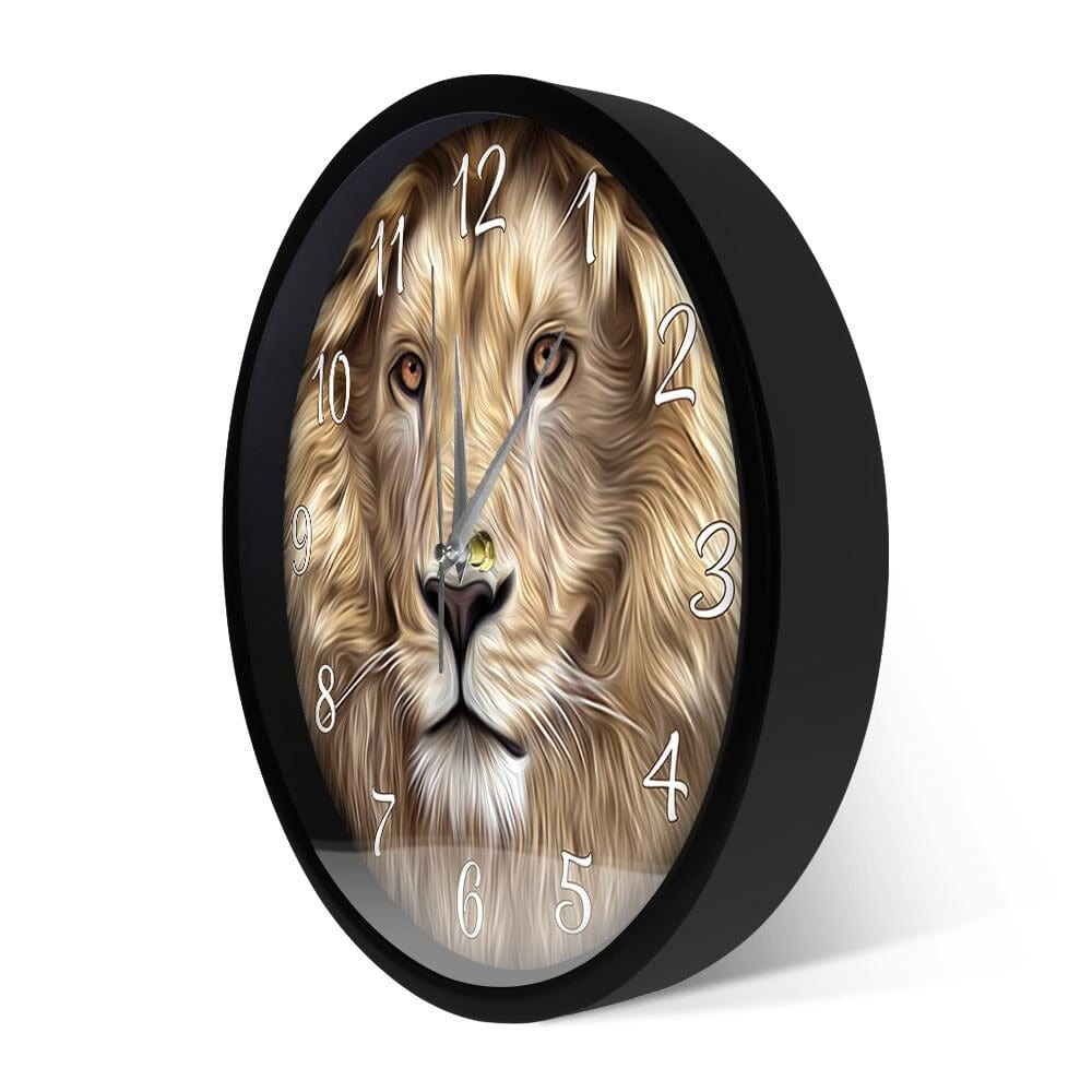 Horloge Murale Originale Lion Temps des Horloges