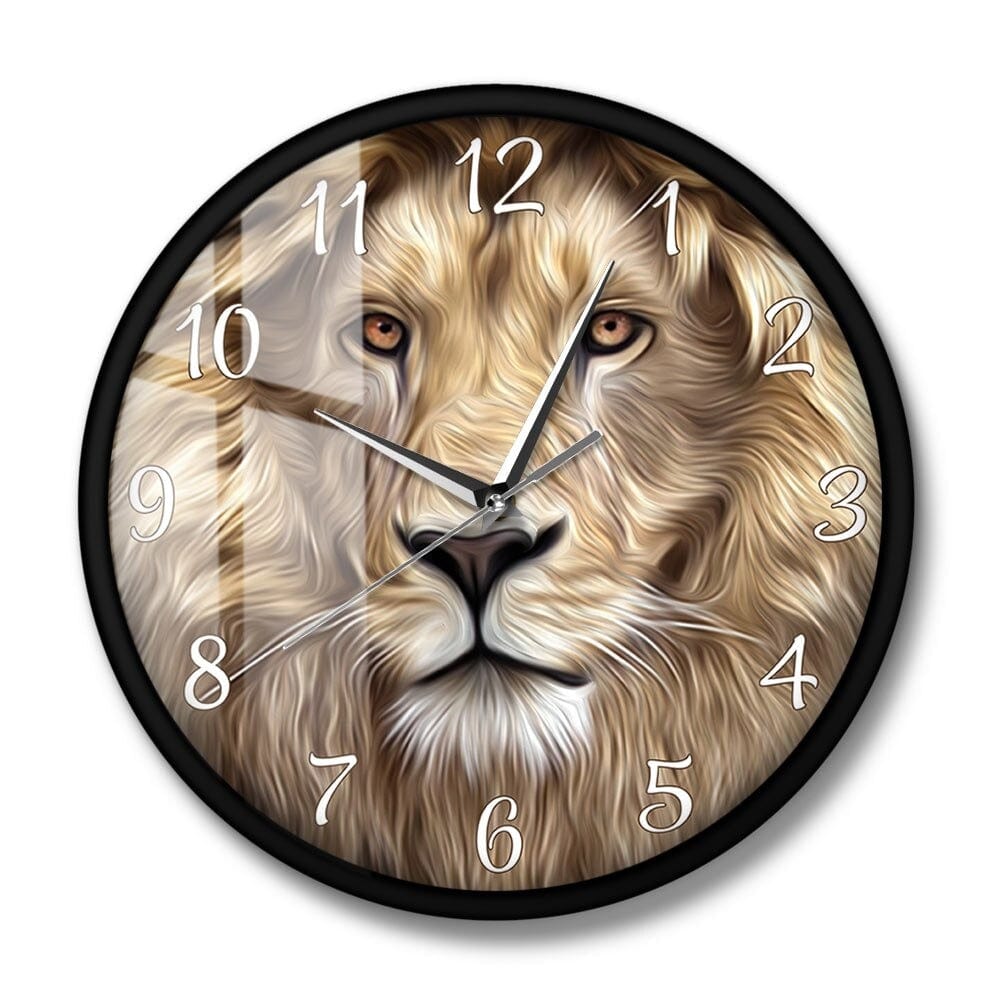 Horloge Murale Originale Lion Temps des Horloges