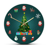 Horloge Murale Originale Noël Temps des Horloges