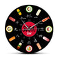 Horloge Murale Originale Sushi Time Temps des Horloges