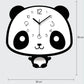 horloge enfant panda cartoon