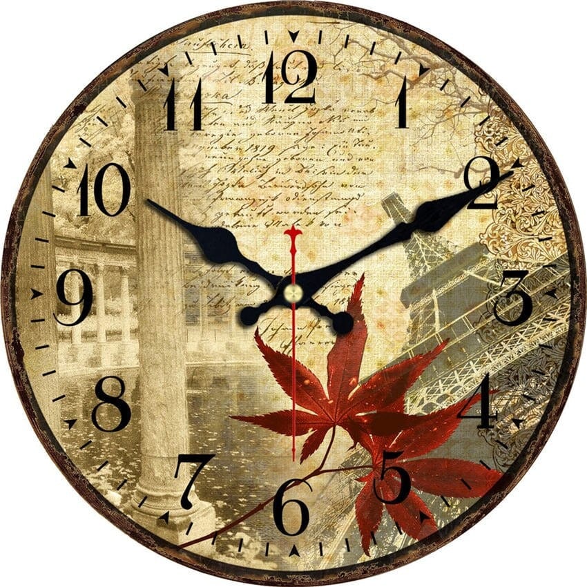 horloge automne