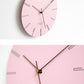 horloge scandinave pastel