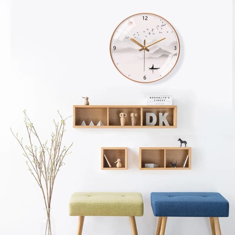Horloge Murale Paysage Chinois Temps-des-horloges®
