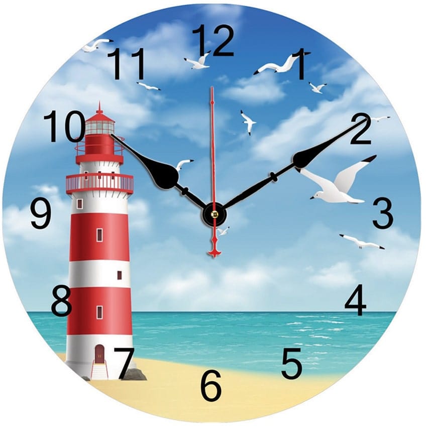 Horloge Murale Phare Temps des Horloges