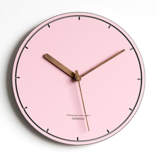 horloge scandinave rose poudre