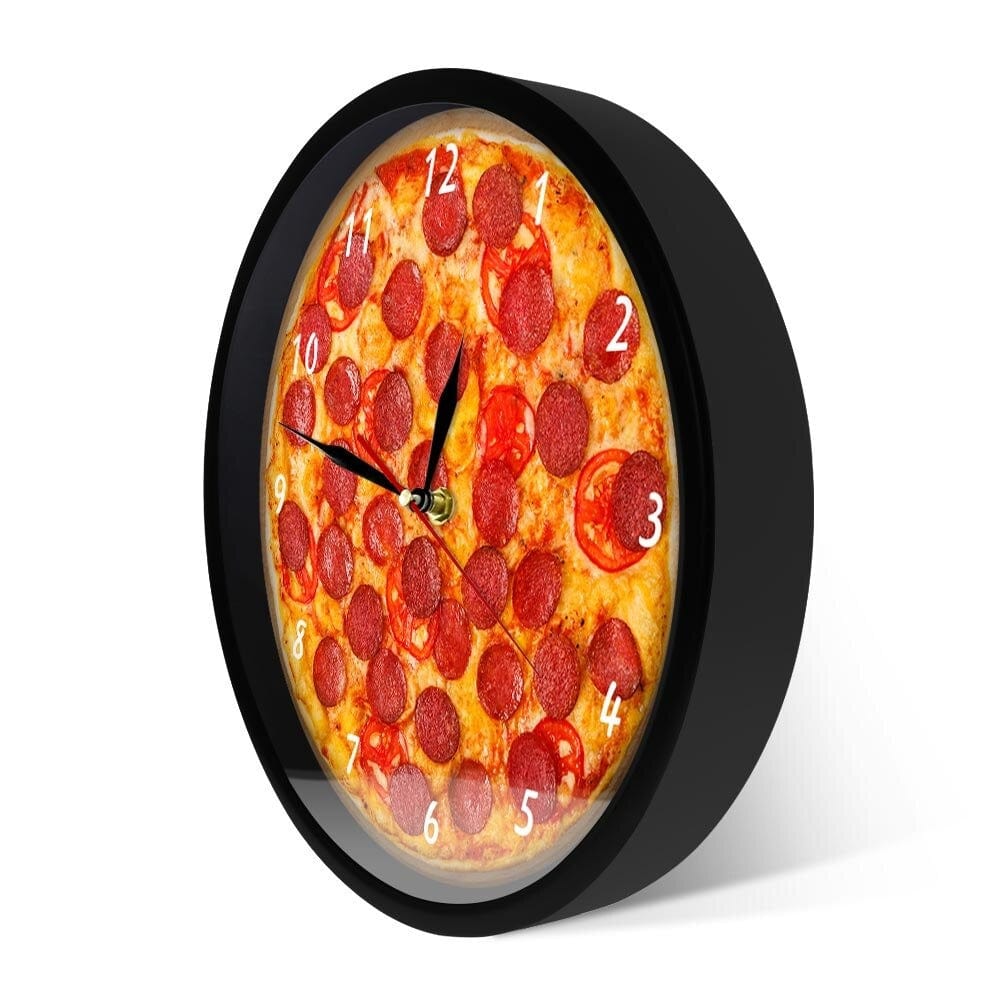 horloge pizza