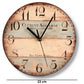 horloge vintage en bois