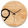 horloge bois ronde neuf