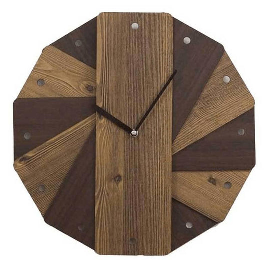 horloge bois rustique