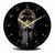horloge scandinave noir et or