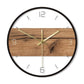 Horloge Murale Scandinave Bois et Blanc Temps des Horloges