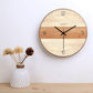 Horloge Murale Scandinave en Bois Temps des Horloges