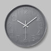 Horloge Murale Scandinave Grise Temps des Horloges