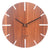 Horloge Murale Scandinave Marron sans Chiffres Temps des Horloges
