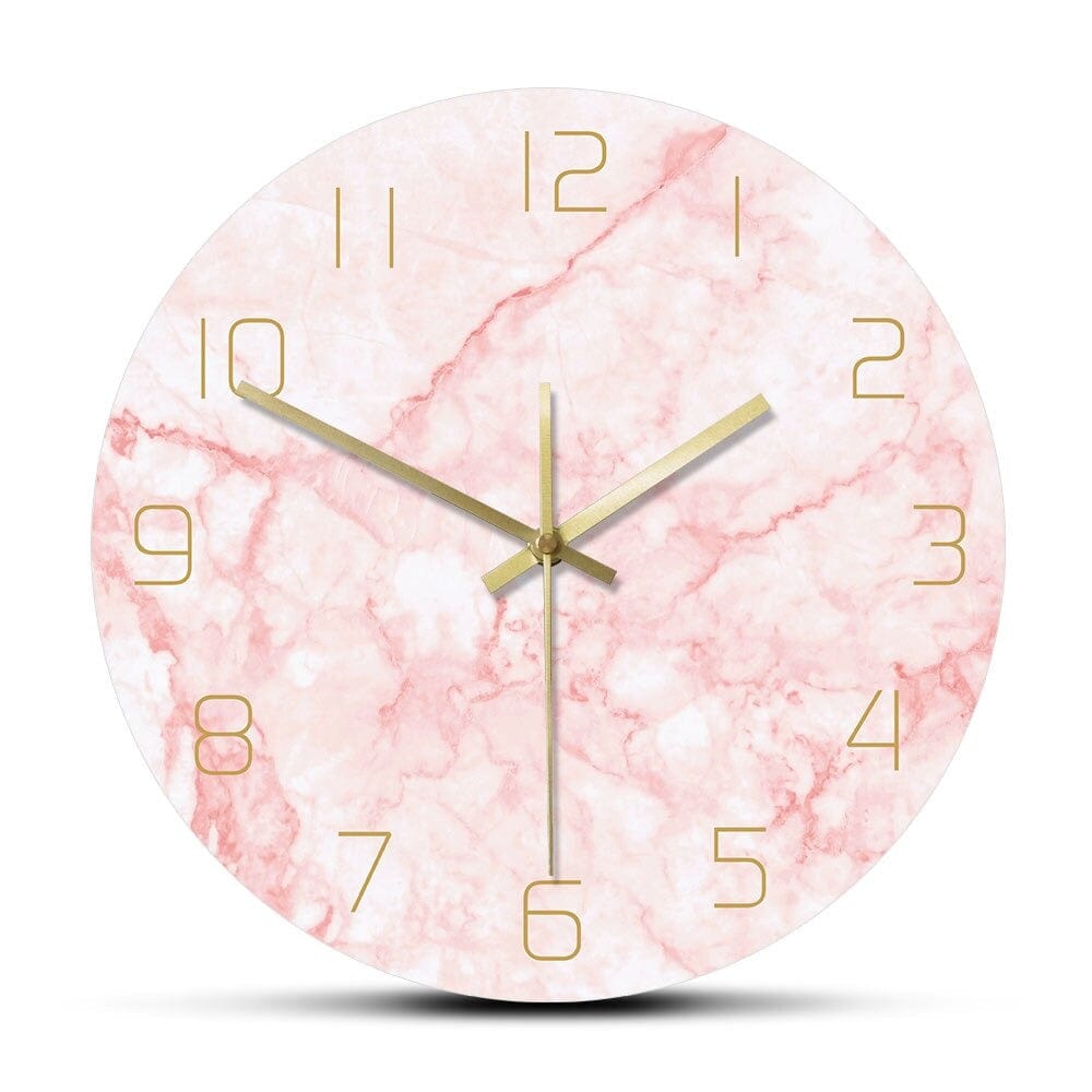 horloge design scandinave rose