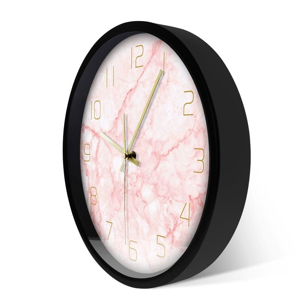 horloge design scandinave rose