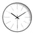 horloge scandinave ronde noir et blanc