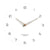 horloge scandinave ronde en bois
