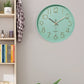 Horloge Murale Scandinave Vert Temps des Horloges