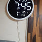 horloge scandinave digitale design