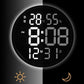 horloge scandinave digitale design